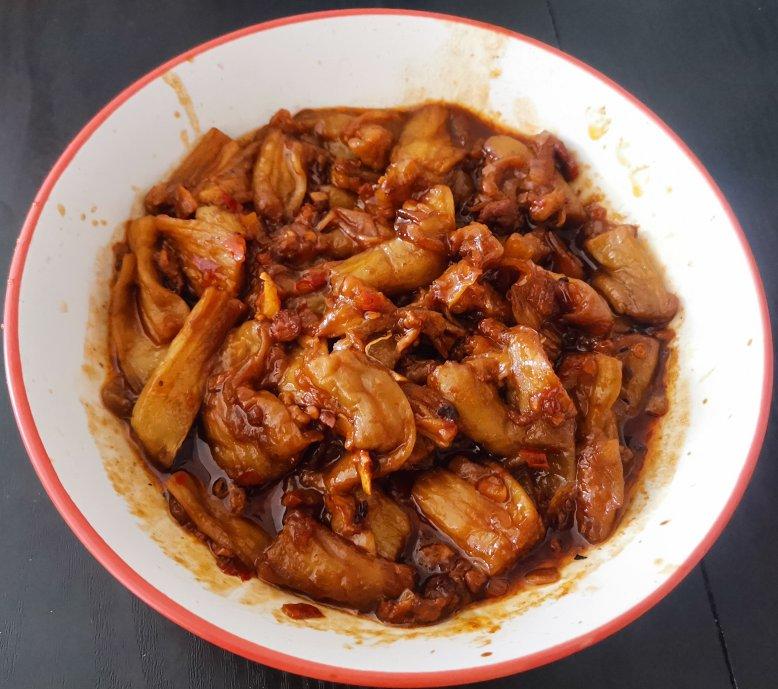 无敌好吃的【鱼香肉沫茄子焖面】，吃完舔盘🍜