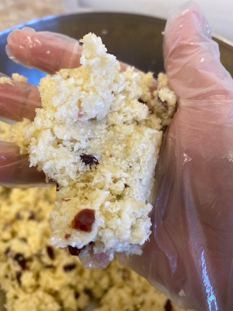 椰蓉蔓越莓月饼（不含糯米粉、淀粉）