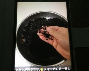 九蒸九晒黑芝麻丸的做法 步骤11