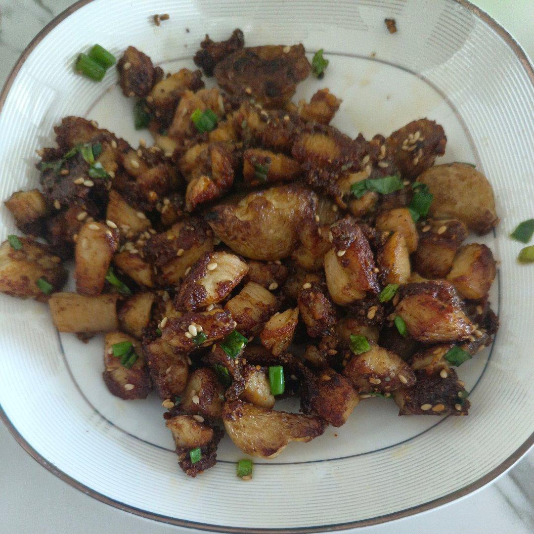 孜然蒜香鸡胸肉