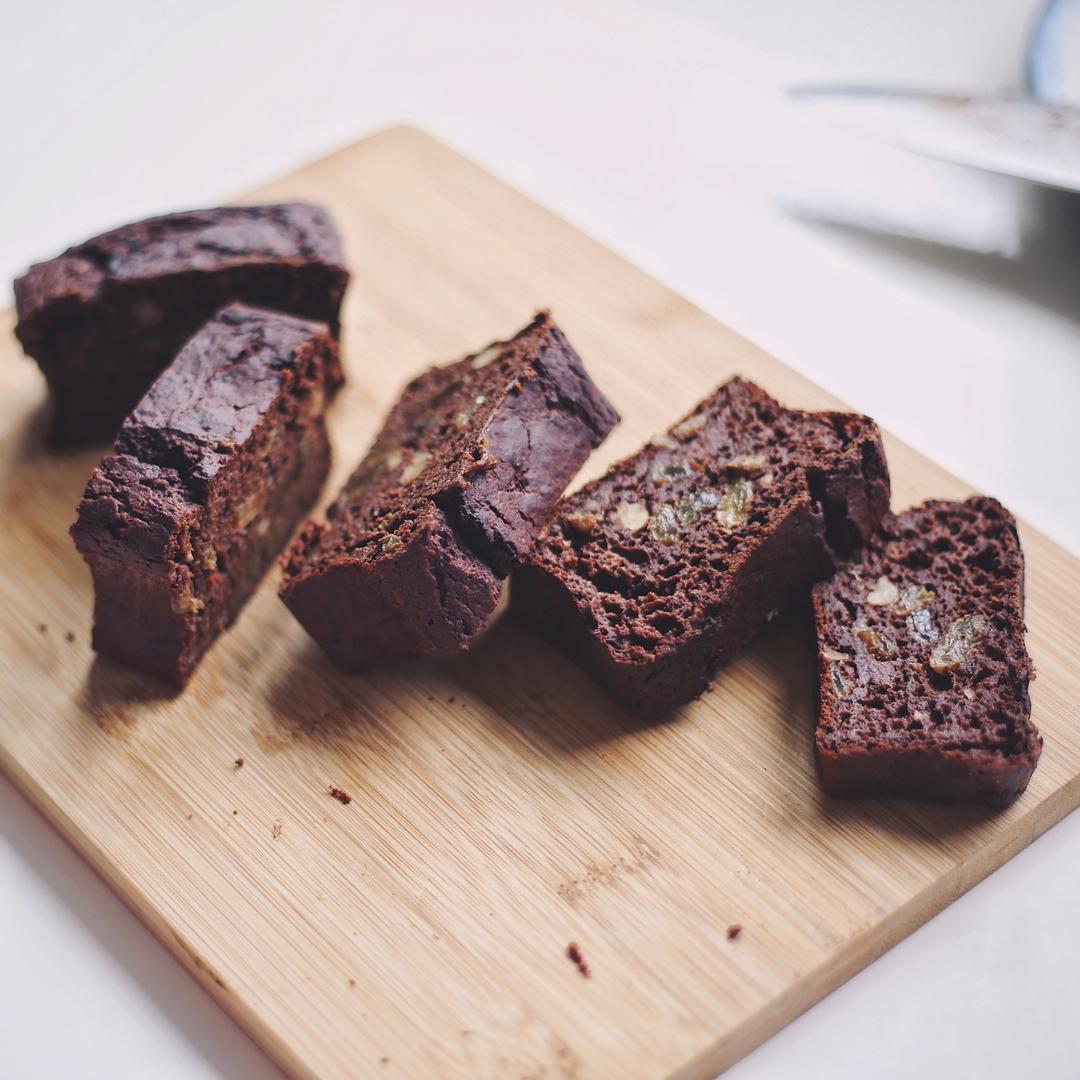 无油无糖低脂布朗尼！！整盘400多克的蛋糕热量不到500卡！！