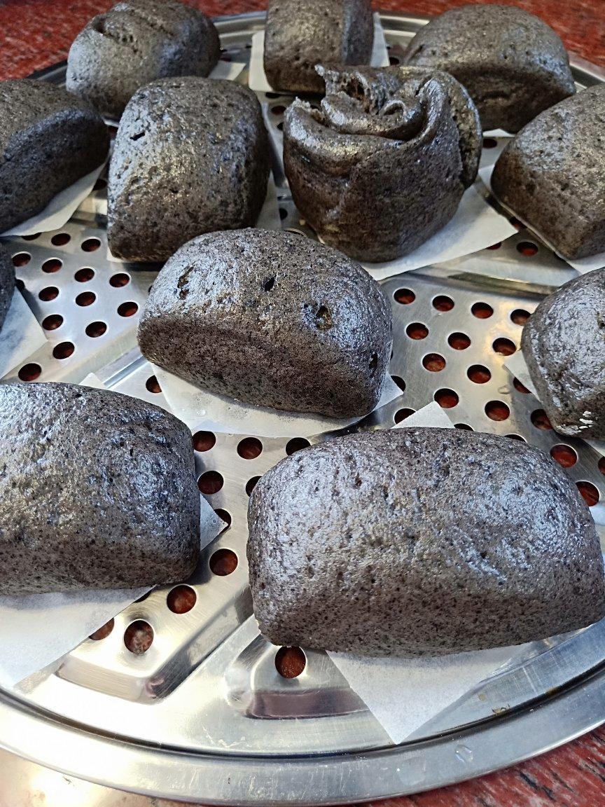 黑芝麻馒头之粗粮馒头2