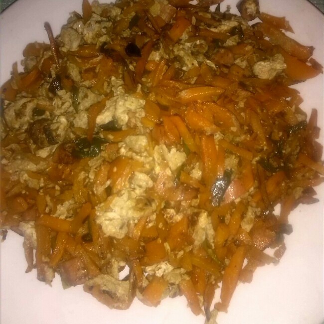 孤独的美食家-胡萝卜炒蛋
