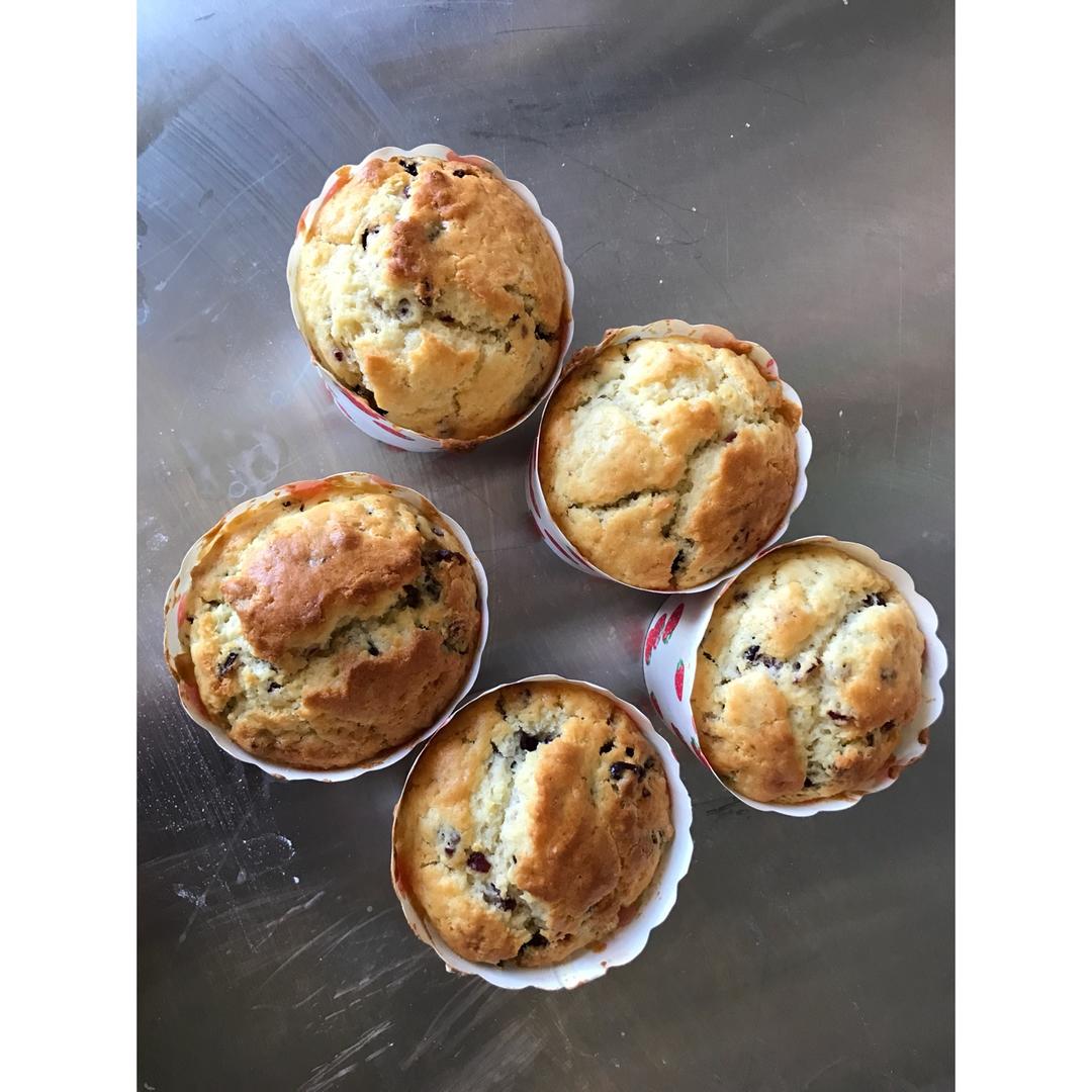 蔓越莓麦芬蛋糕