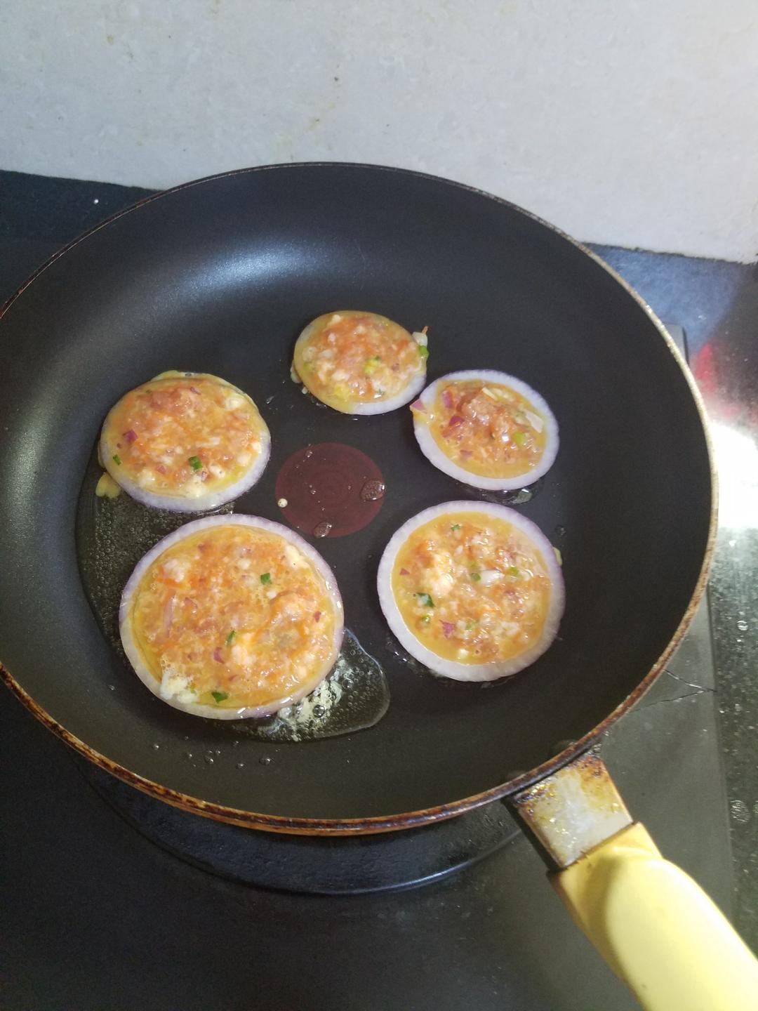 洋葱圈蛋饼