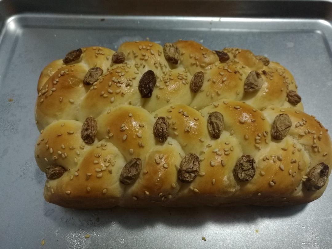 酸奶辫子面包（一次发酵）