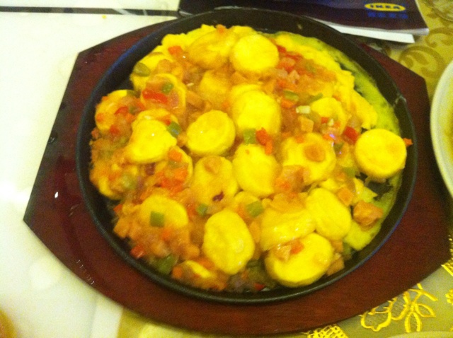 铁板日本豆腐——滋滋响的美味