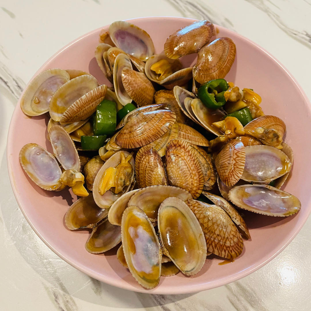 5分钟快手菜❗️秒杀路边摊爆炒花甲～好吃到爆