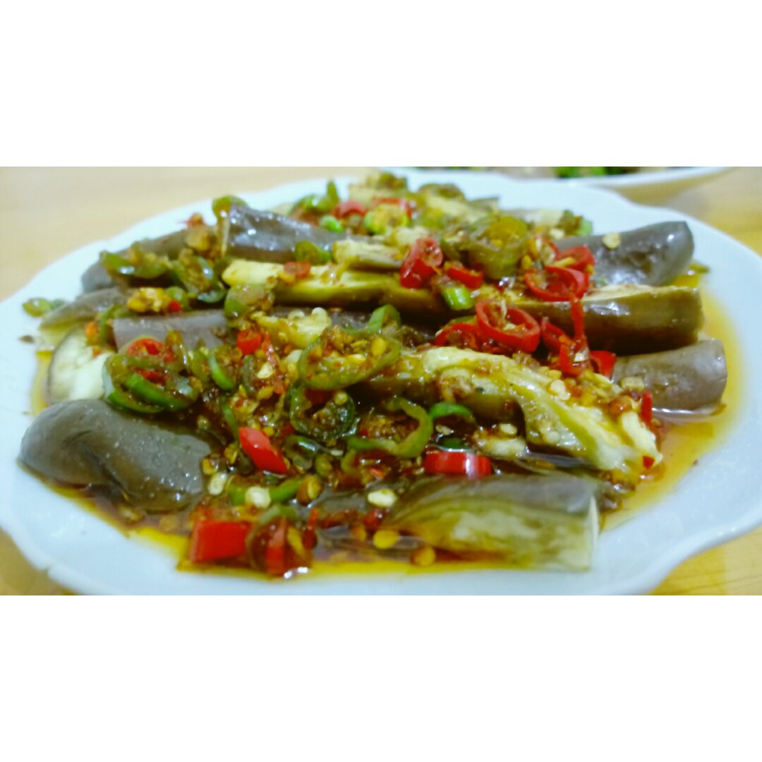 凉拌蒸茄子
