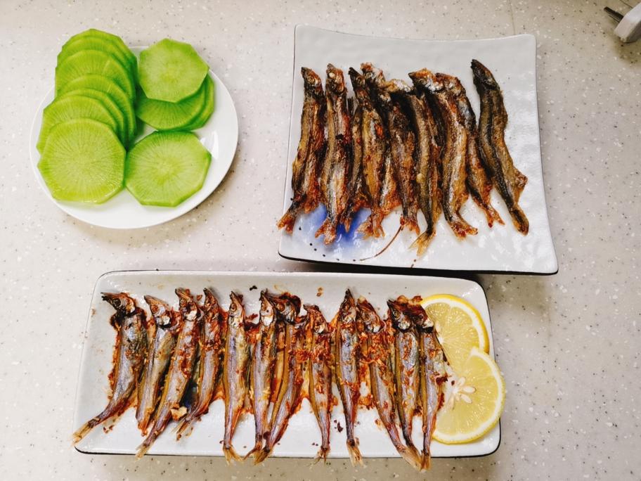 盐焗柠檬多春鱼