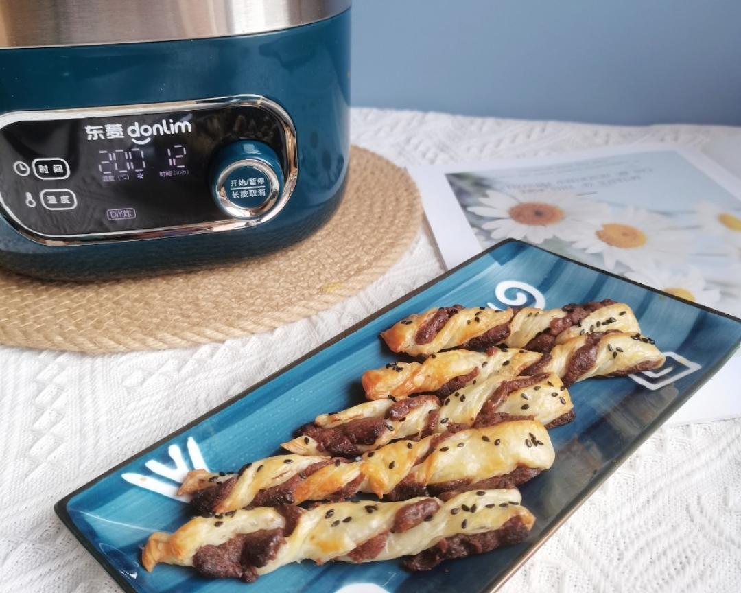 手抓饼版豆沙扭扭酥