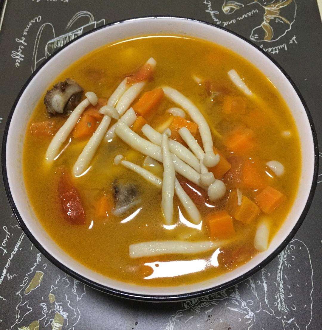 番茄菌菇汤