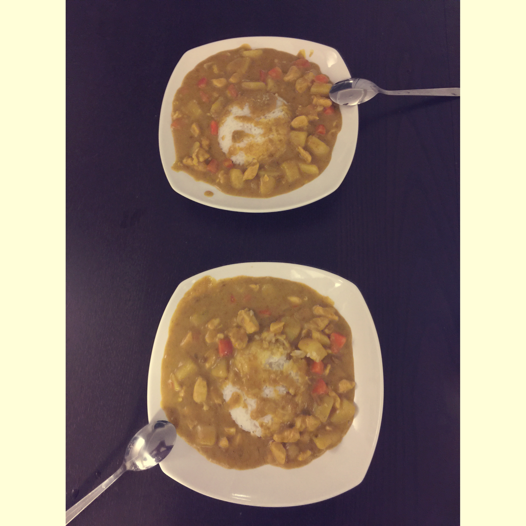 咖喱粉版鸡肉咖喱
