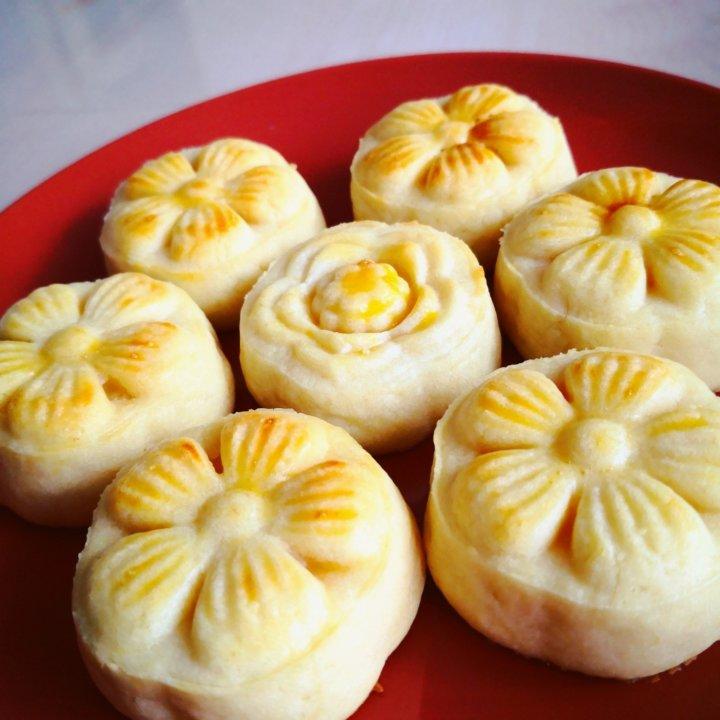 中秋的奶黄月饼，提前操练起来