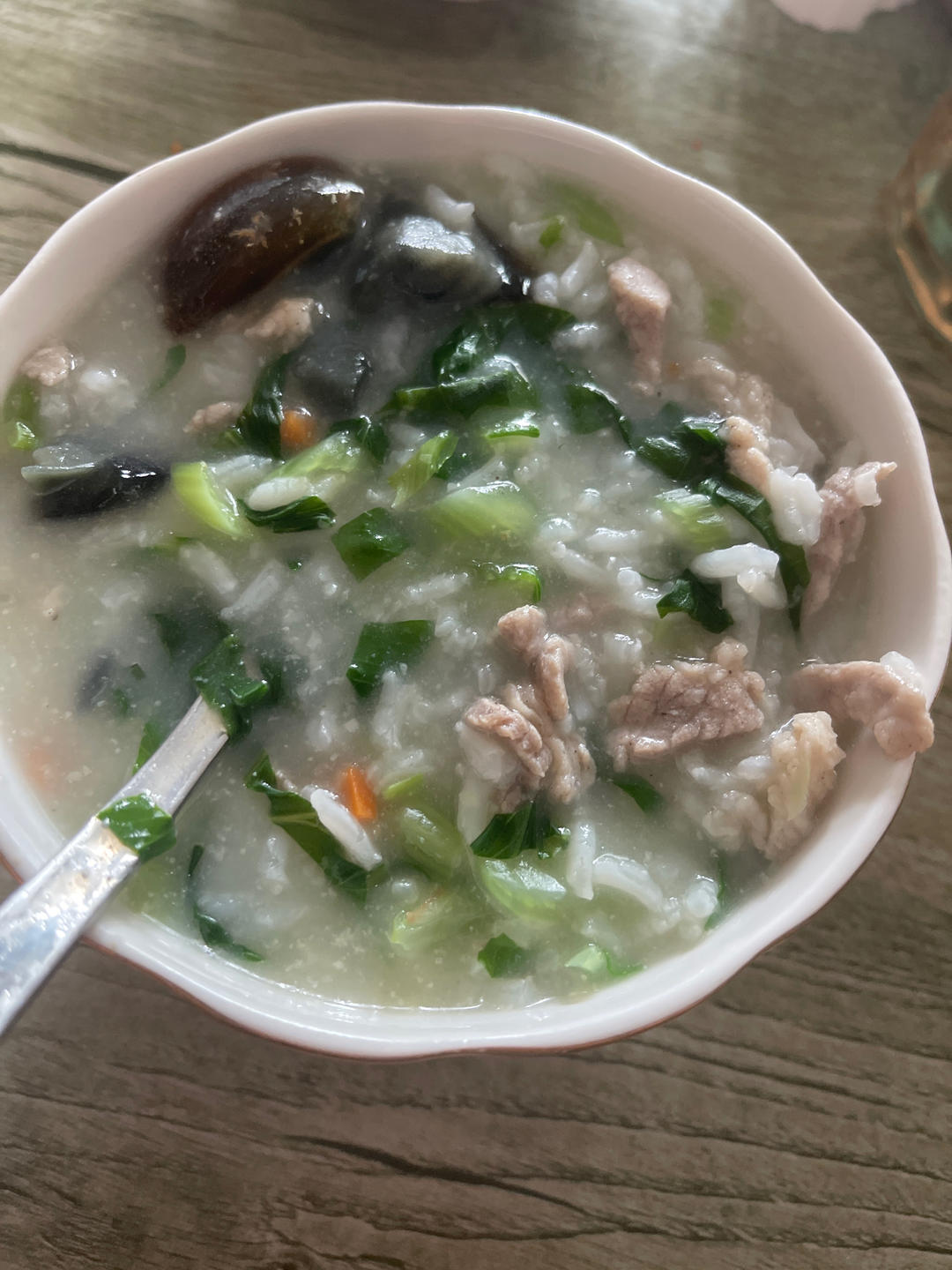 十五分钟快手之香滑皮蛋瘦肉粥(附五分钟电饭煲电压力锅更快捷方法)