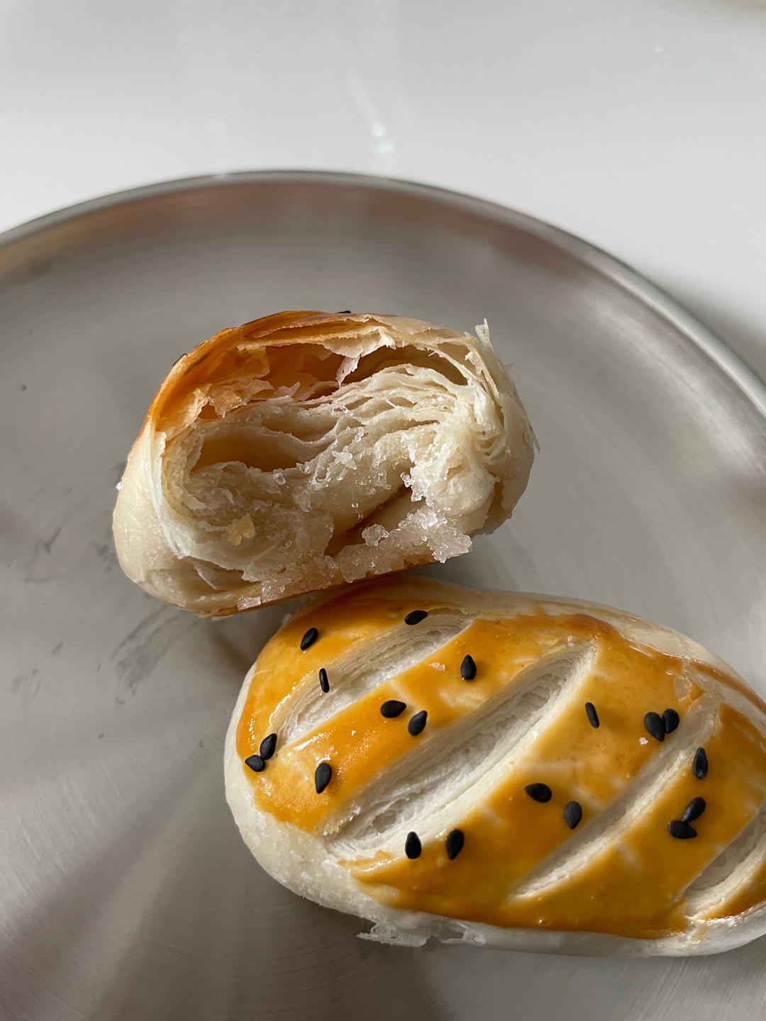 红豆酥饼这样做，免松弛，省时不破酥，成功率高，新手都能轻松搞定