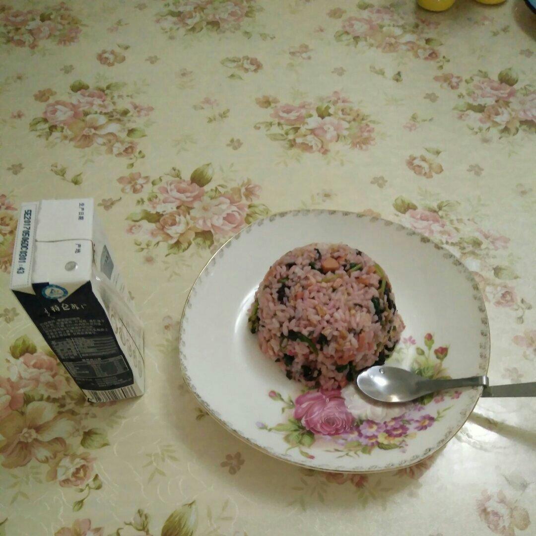 苋菜炒饭