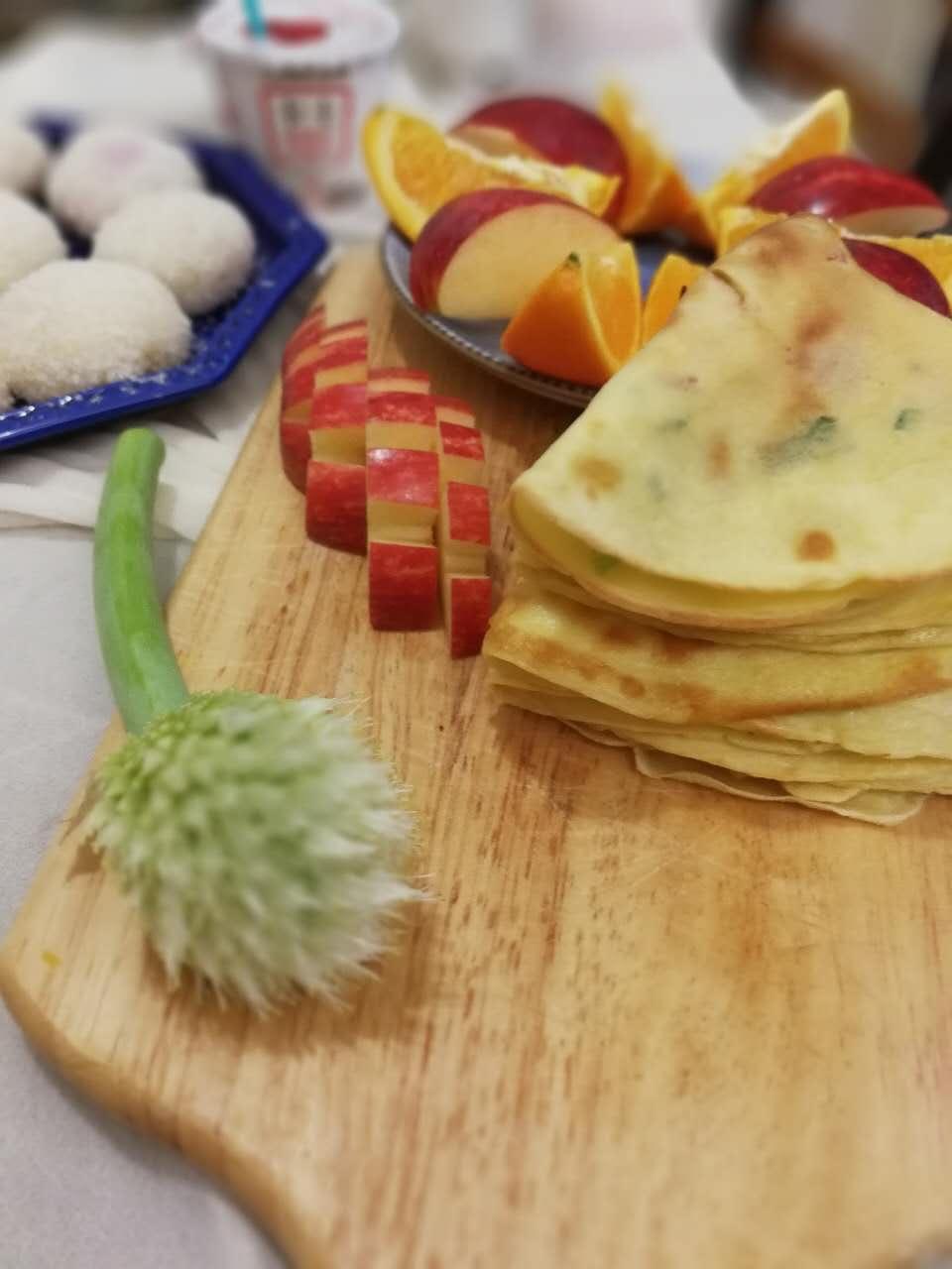 奶香葱花蛋饼（低筋面粉版）