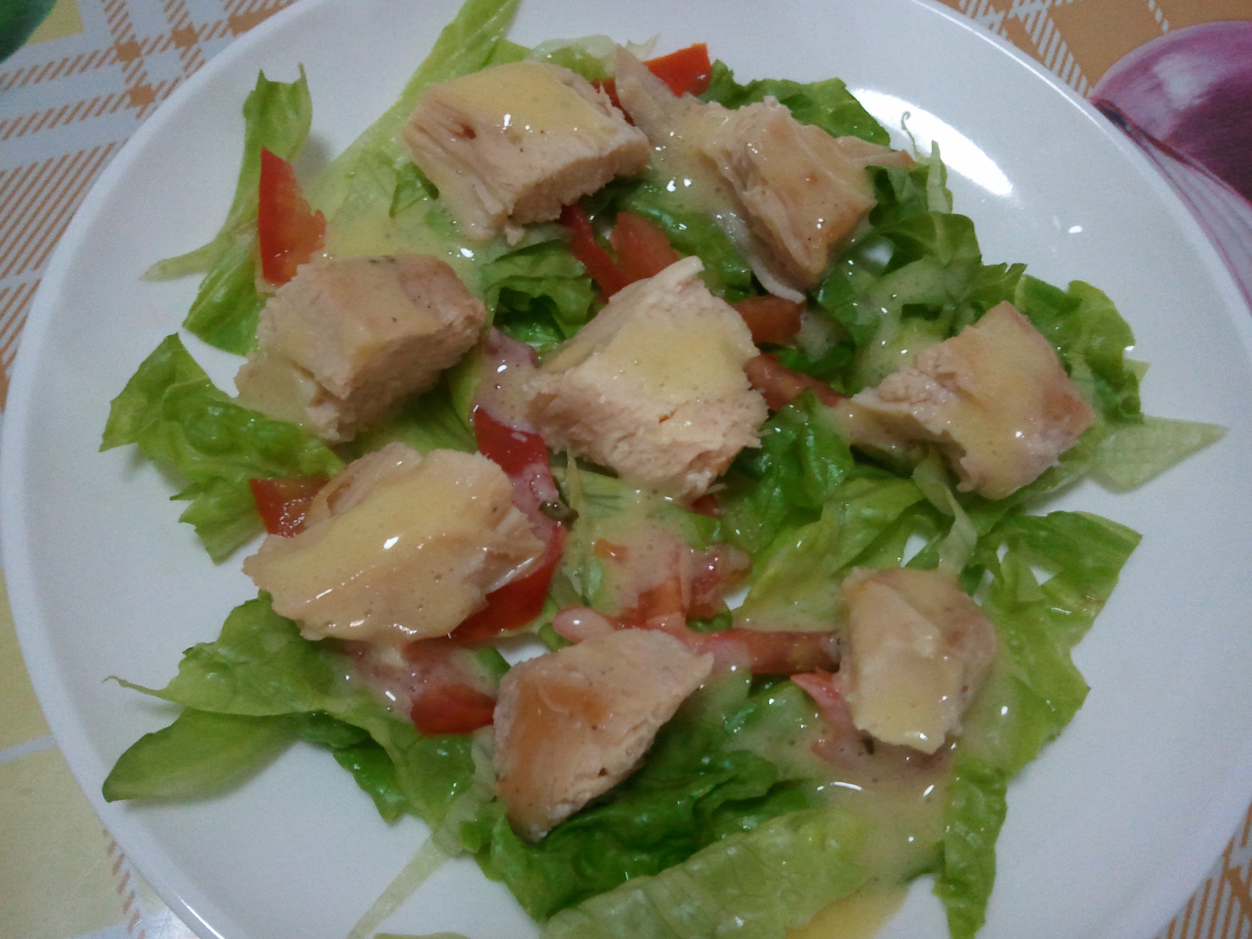 意式烤鸡肉沙拉