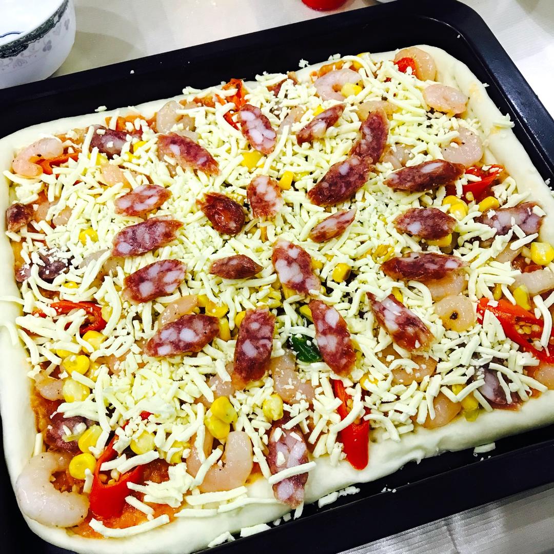 8寸纯手工什锦披萨