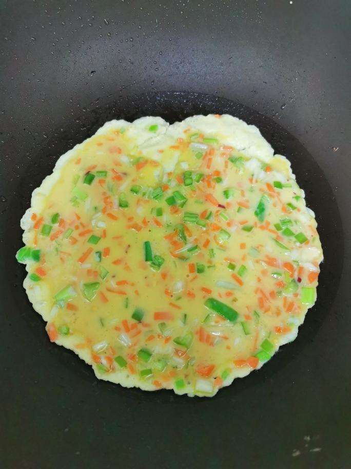 简单营养早餐——蔬菜鸡蛋饼