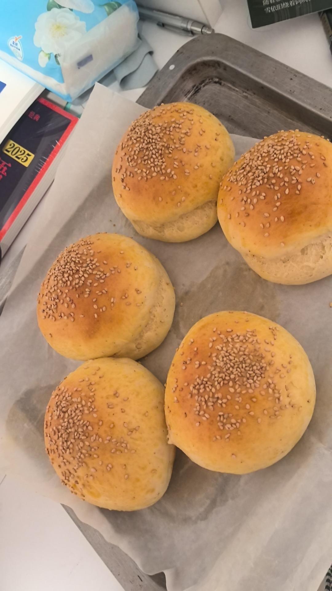 超~级松软的烫种汉堡胚