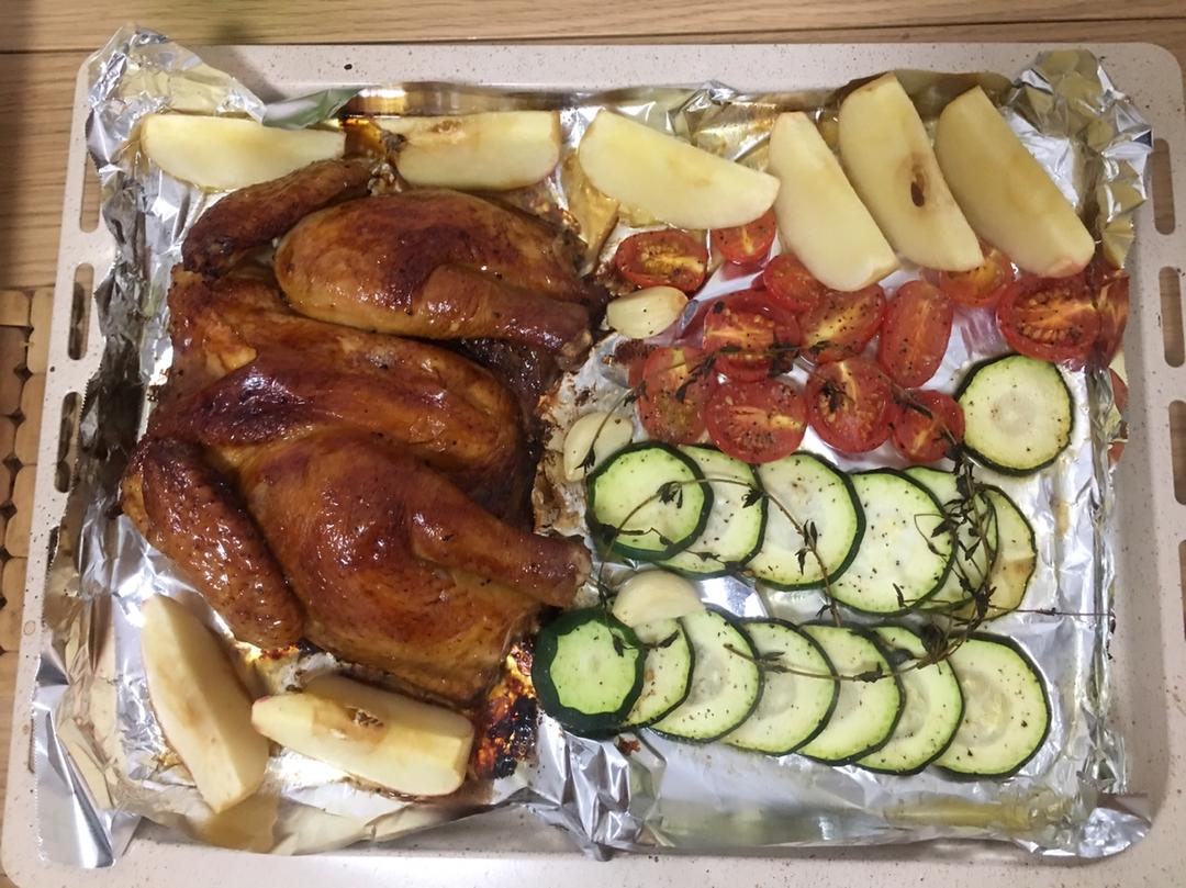 脆皮烤鸡夏日版【食材包操作说明】