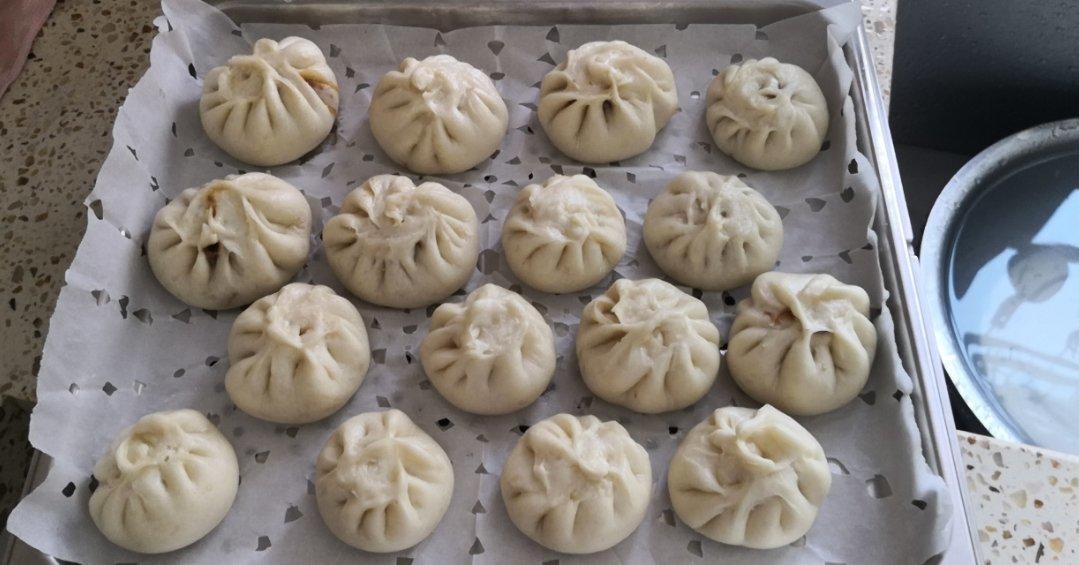 鲜肉大葱肉包（教你水打馅）