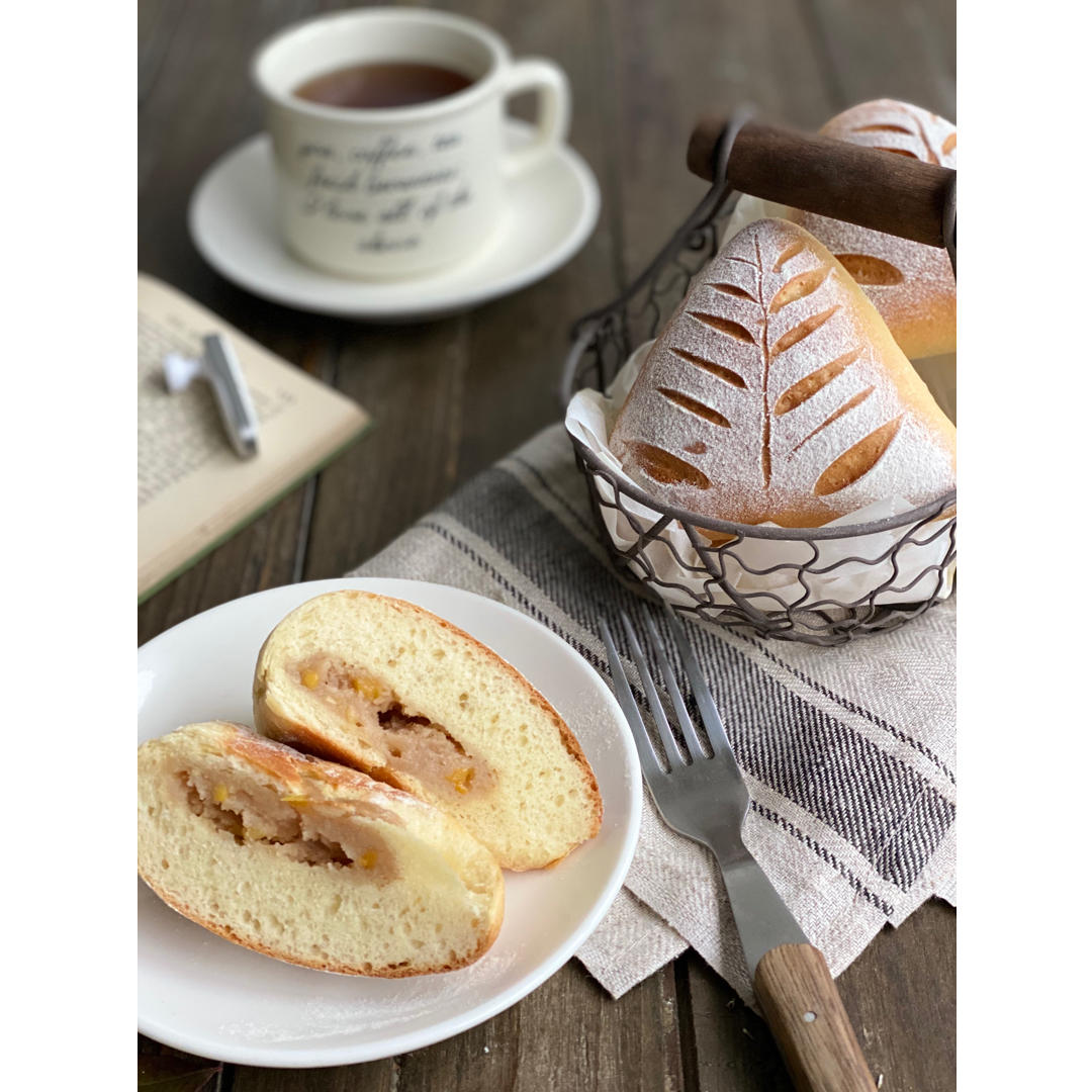 松软美味的椰香芋泥小餐包｜健康早餐好搭档