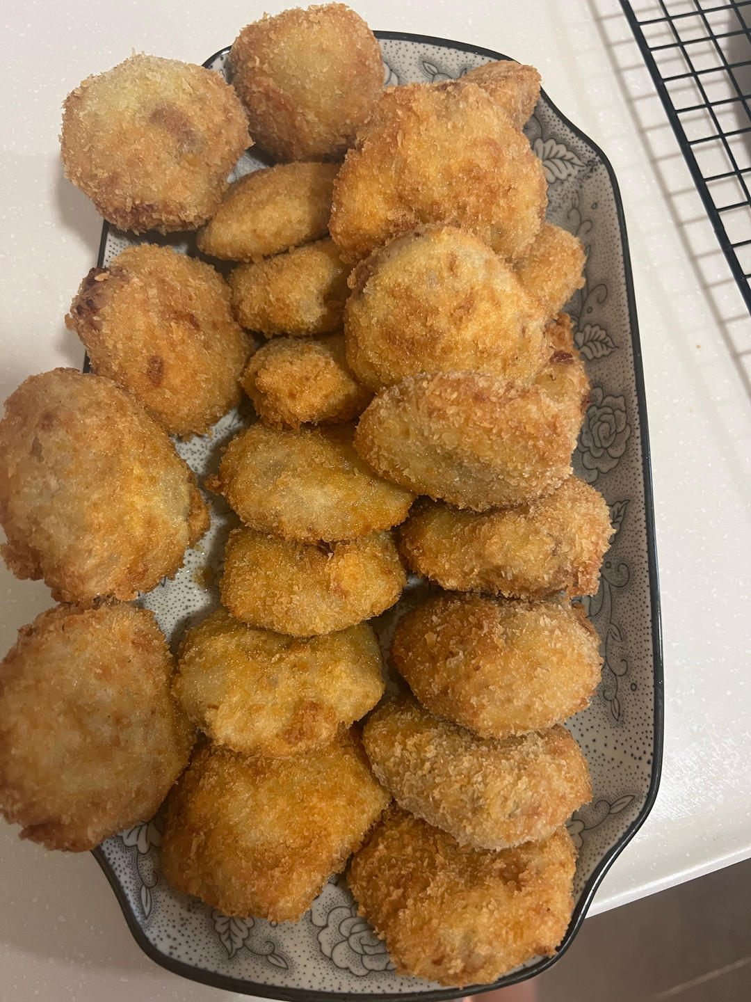 可乐饼 （肉末洋葱土豆饼）