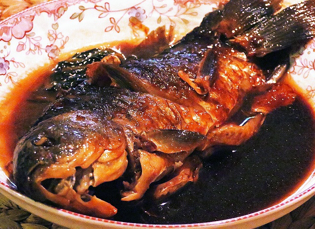 葱烧鱼