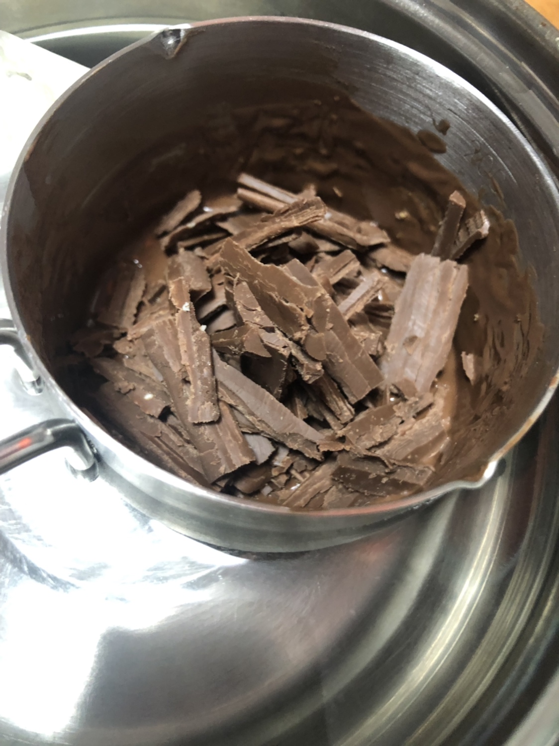 融化巧克力做甜甜圈的做法 步骤2