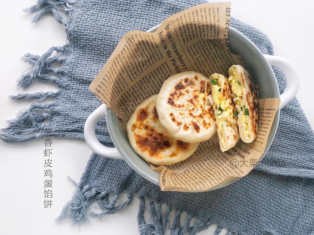 宝宝辅食·葱香虾皮鸡蛋馅饼的做法