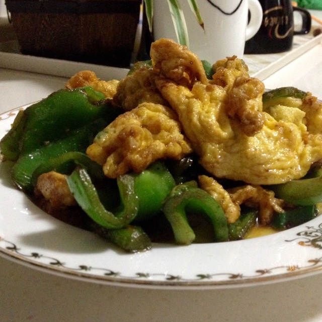 董太的私房菜--辣椒炒鸡蛋