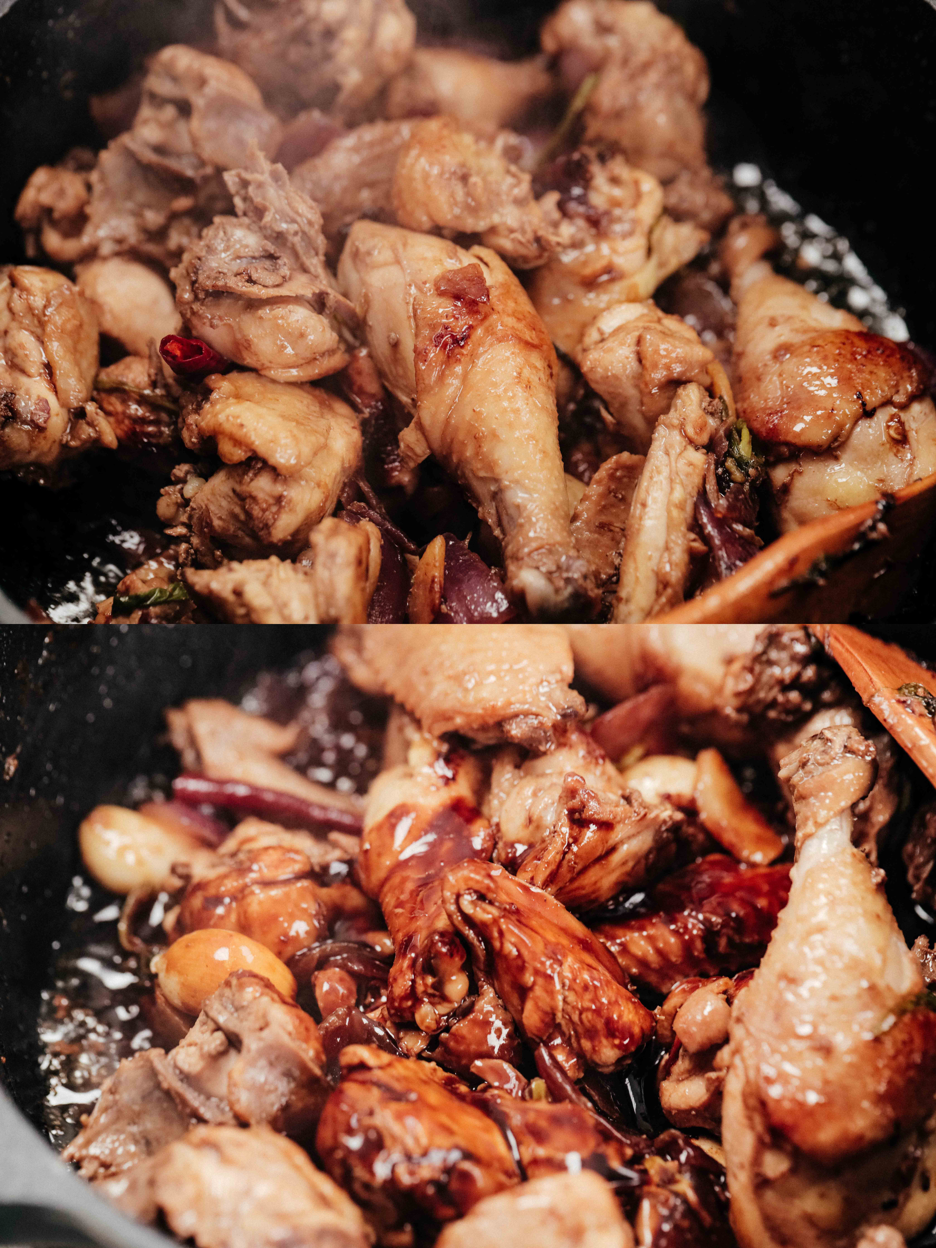 鲍鱼焖鸡 过年必备硬菜的做法 步骤11