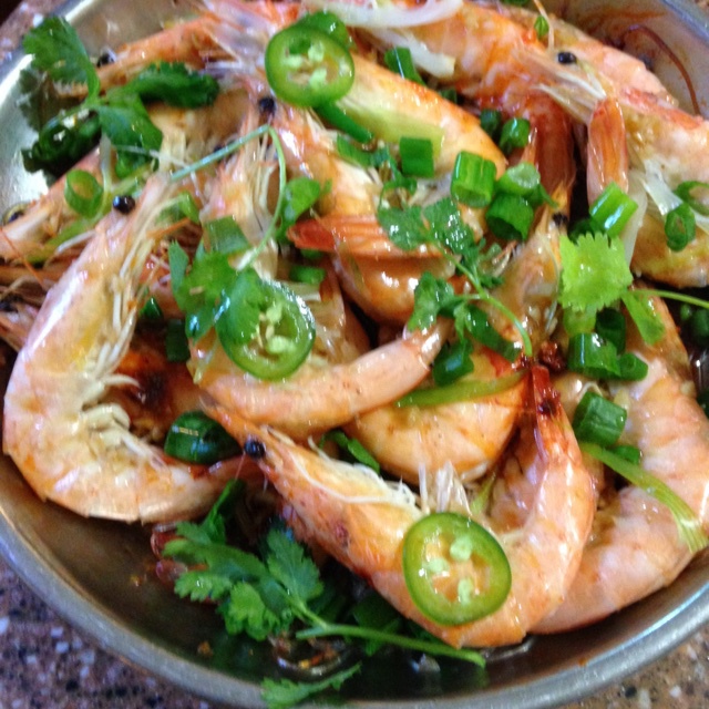 蒜蓉粉丝蒸大虾