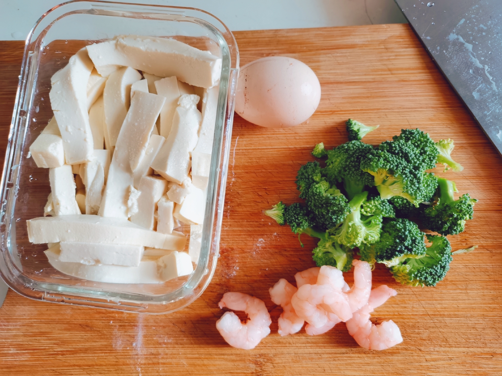 低脂低卡🔥豆腐蛋羹的做法 步骤1