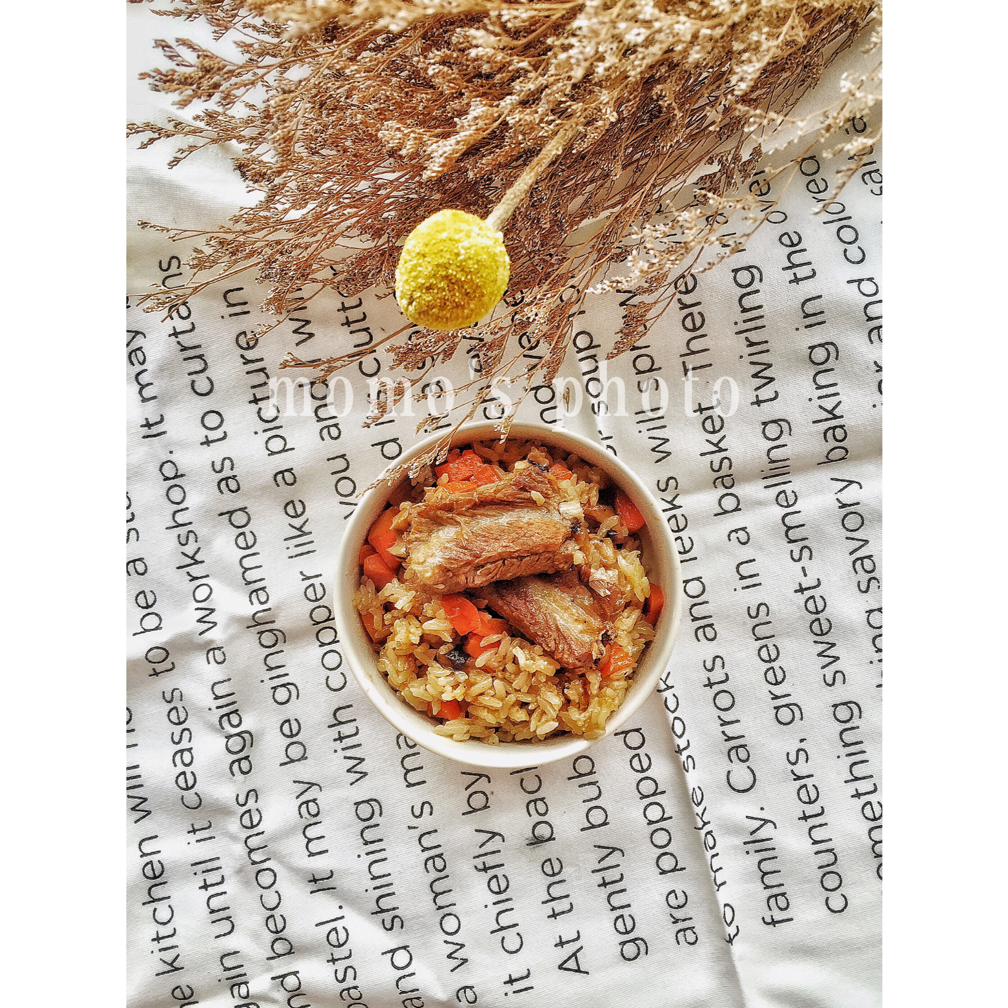 喷香排骨焖饭（爆好吃）