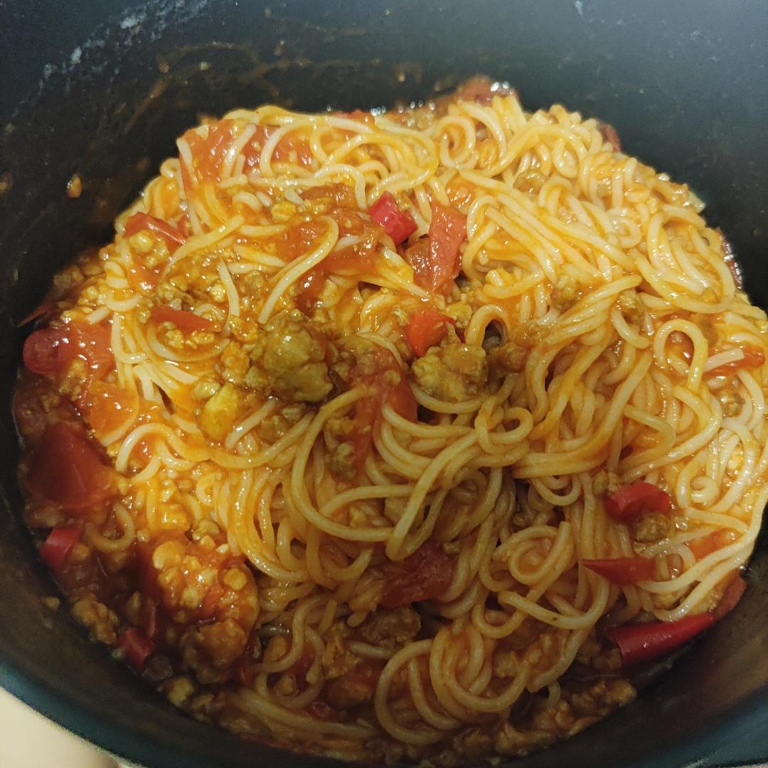 肉末臊子面，小美的美食