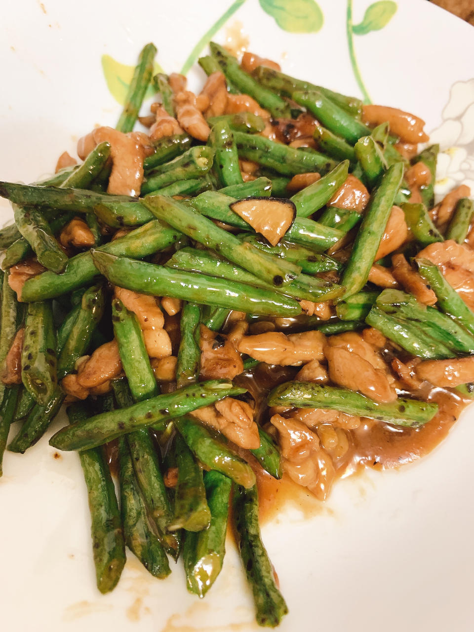 豆角肉丝饭