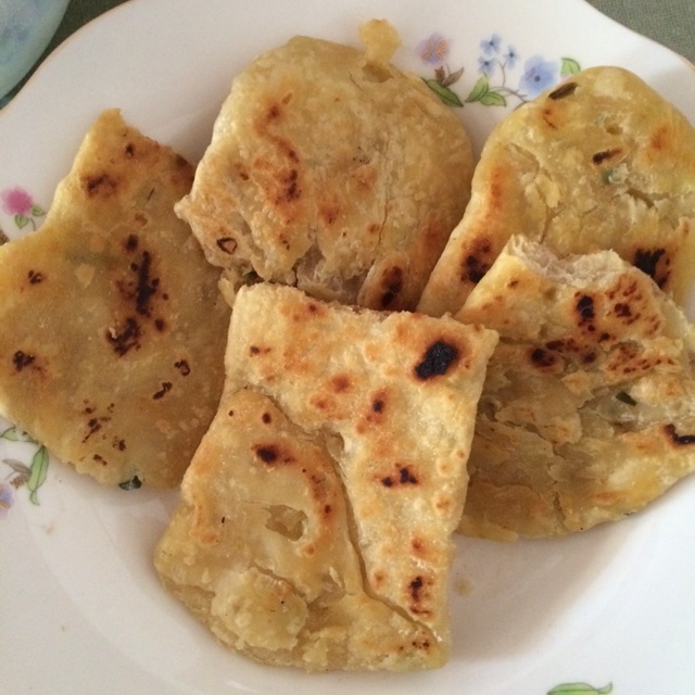 自制葱油饼