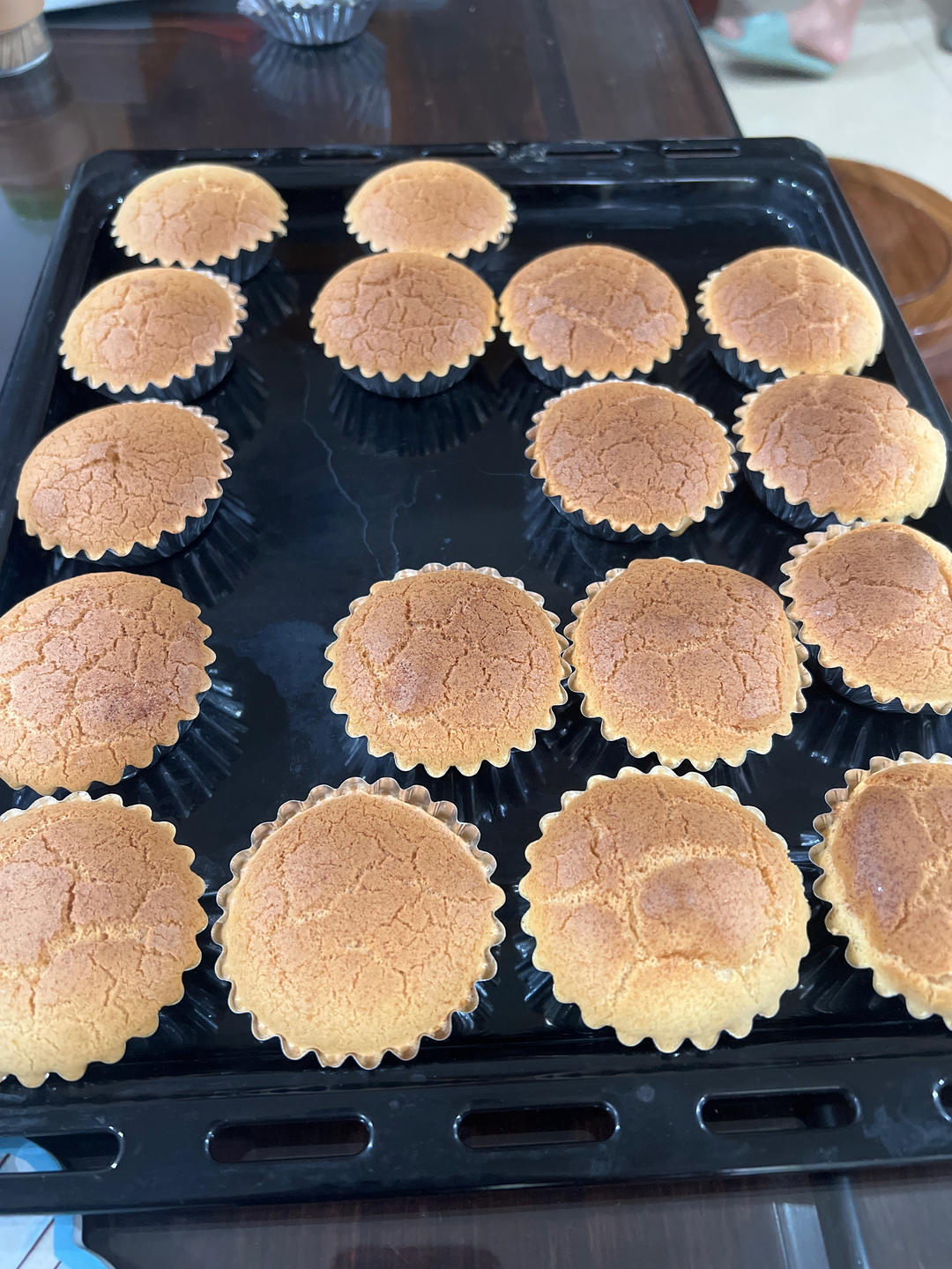 古早蛋糕 用6寸戚风模具 20克低糖版 新手零失败