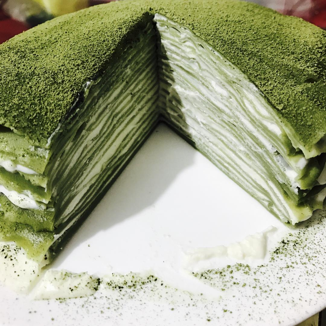 手机用户9655_9alo做的抹茶千层蛋糕