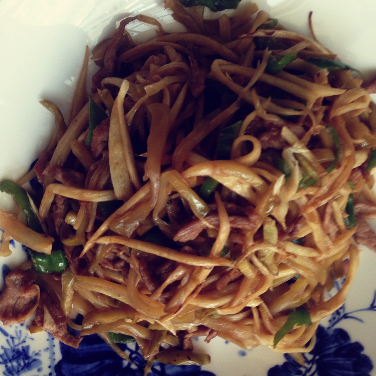 榨菜香干炒肉丝