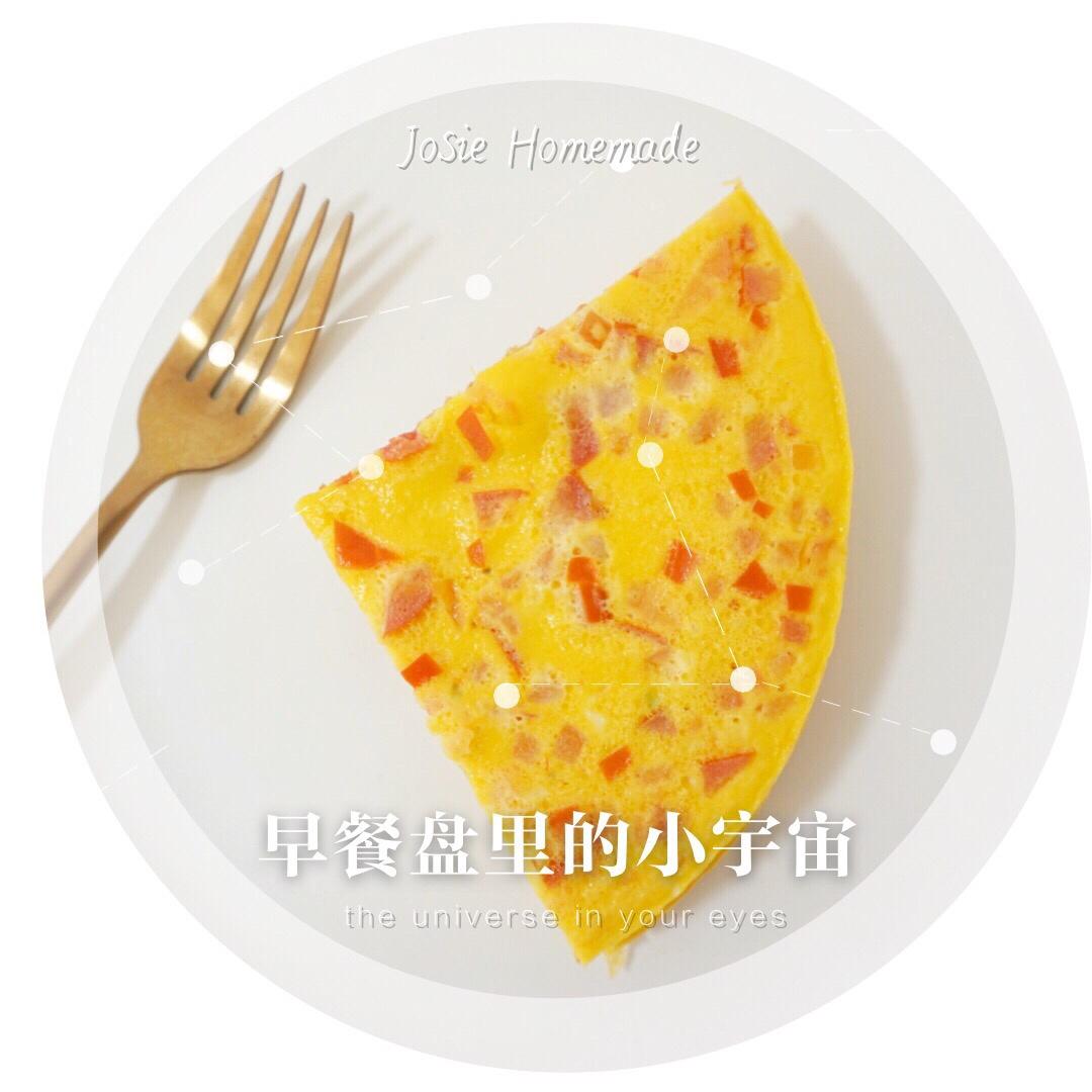 松软香嫩的西红柿鸡蛋饼