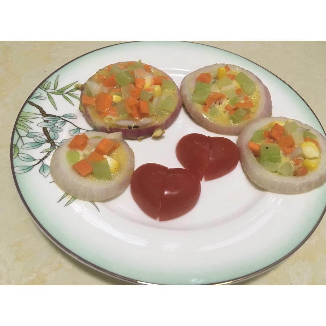 洋葱圈蛋饼