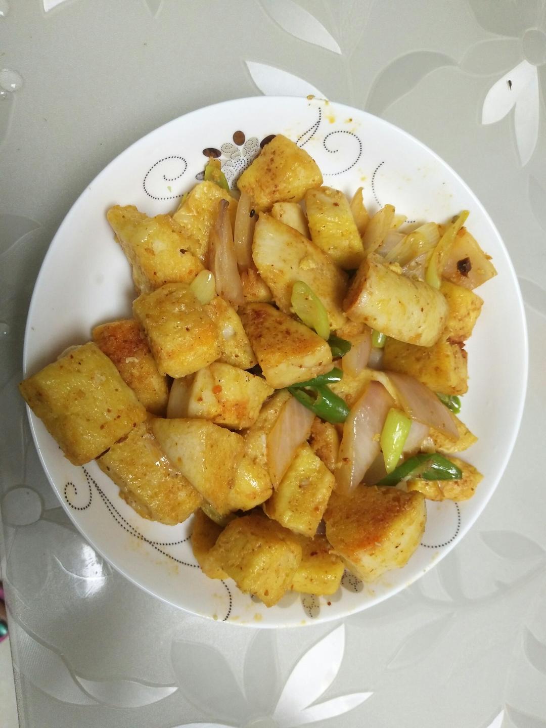 姚盈做的鸡蛋炒馍