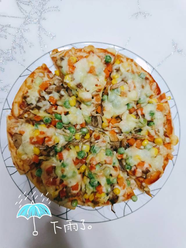 八寸披萨饼皮（四个）制作