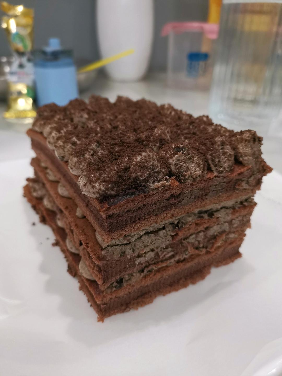 好吃到流泪的奥利奥咸奶油盒子蛋糕