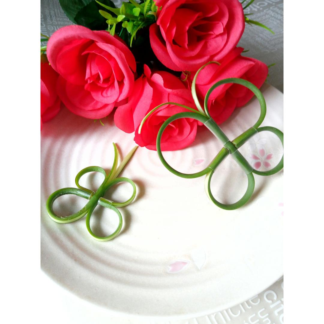 飞雪2195做的蔬菜盘饰拼盘摆盘蒜台蝴蝶